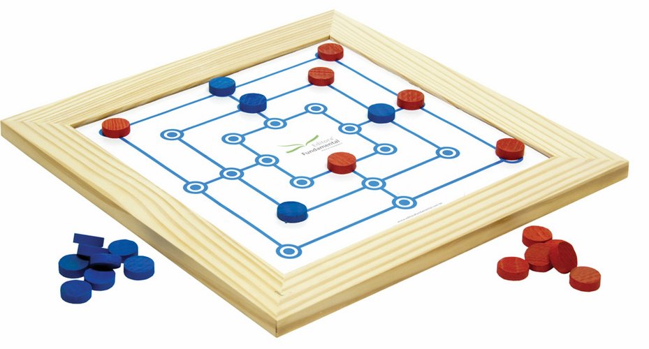 4 em 1 - Dama, Trilha, Ludo e Jogo da Velha - Fundamental